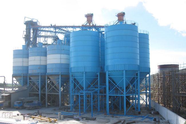 中转散粮接卸抑尘漏斗